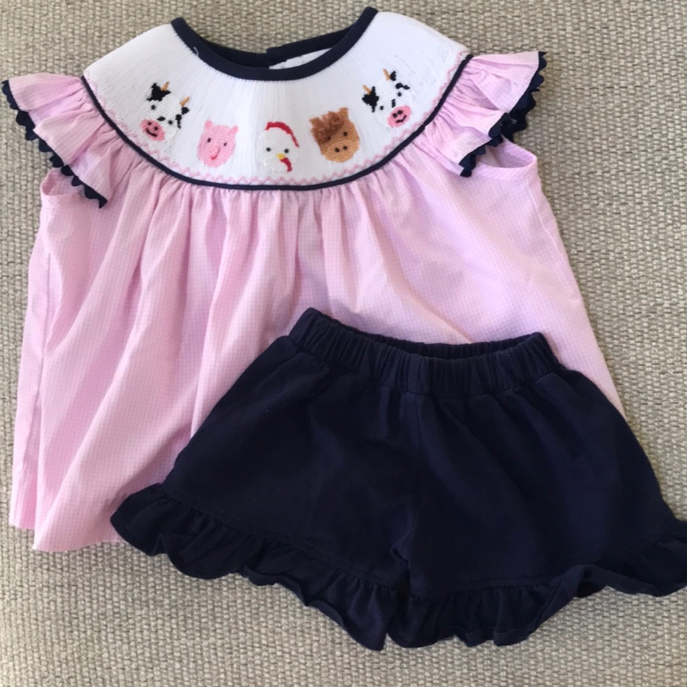 Smocked set